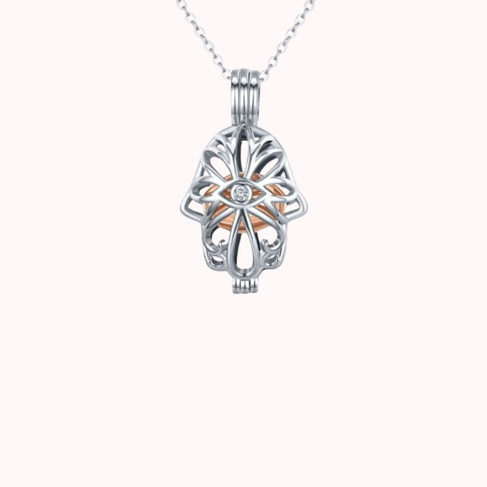 Aurielle Rose Pendant in Sterling Silver