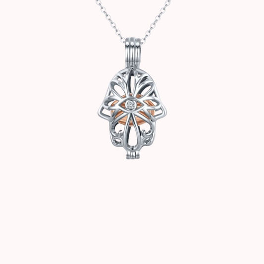 Aurielle Rose Pendant in Sterling Silver