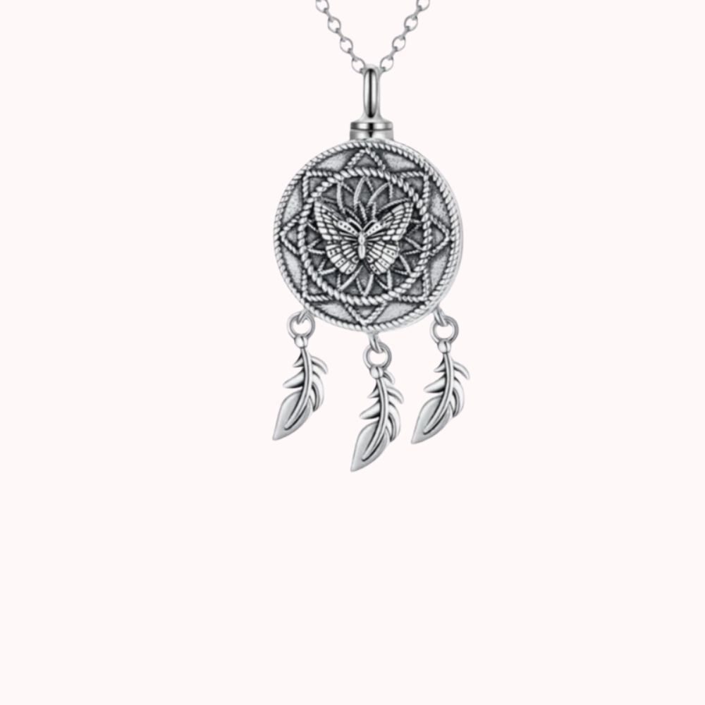 Elara Dreamcatcher Pendant in Sterling Silver